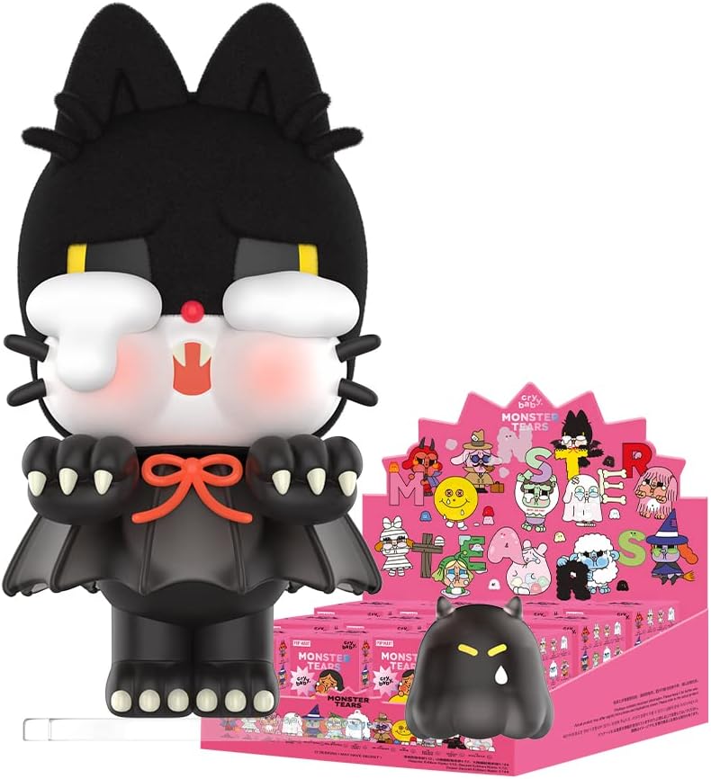 POP MART CRYBABY Monster Tears Series 1 Piece POP MART Gacha Gacha Blind Box Figure Plastic Model Premium Toy PVC Sofubi Original Character Birthday Present