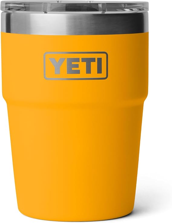YETI Rambler 16 oz Stackable Tumbler, Vacuum Insulated, Stainless Steel with MagSlider Lid | Stackable