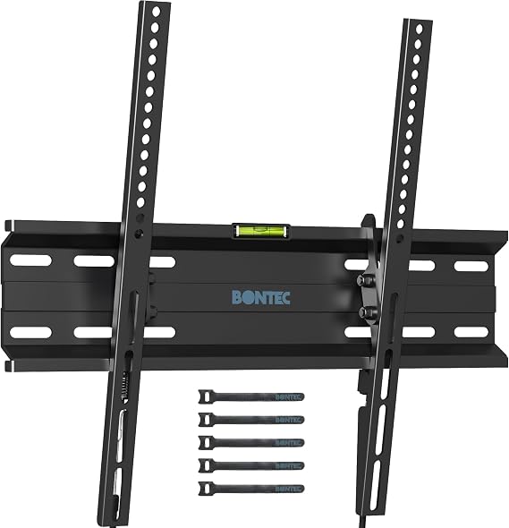 BONTEC 23-60 İnç TV Duvar Askı Aparatı – 10° Eğim Ayarlı, Yaylı Kilitli, VESA 400x400, 45 kg’a Kadar Taşıma Kapasiteli