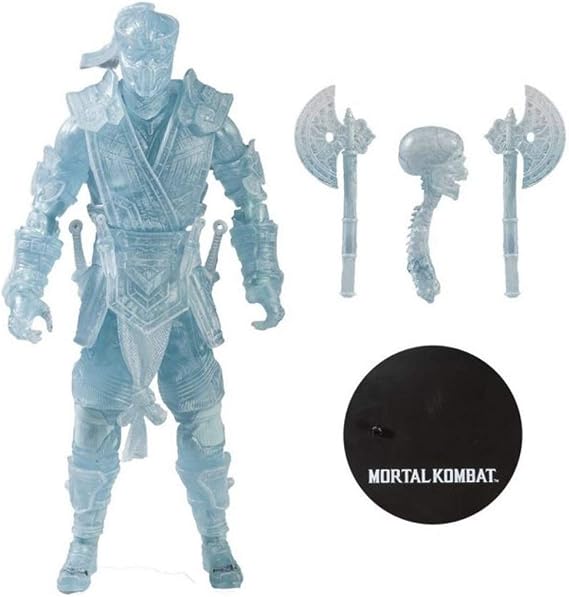 Mortal Kombat - Sub Zero Action Figure (Exclusive) | Mortal Kombat 6 Inch Action Figure Exclusive - Sub-Zero Ice Clone