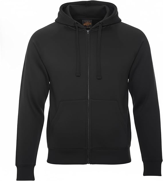 ROCK-IT Apparel® man zipped hoodie heavy blend hooded fleece sweater Jacket sweatshirt mens hoody in size XS-5XL colors black enamel green navy and dark heather gray