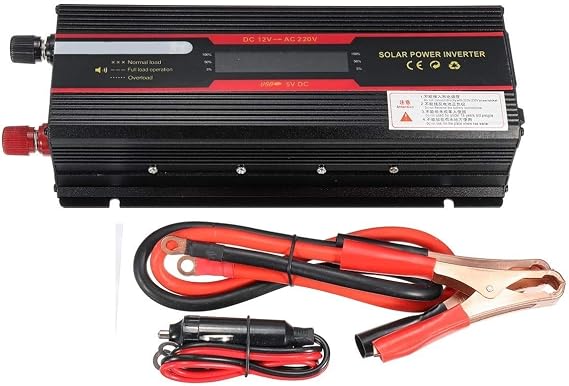 Car Power Inverter Car Inverter 12V 220V 6000W Peak Solar Power Inverter Display DC 12/ 24V To AC 110V/220V Modified Sine Wave Converter 694 (Color Name : 12V 220V)