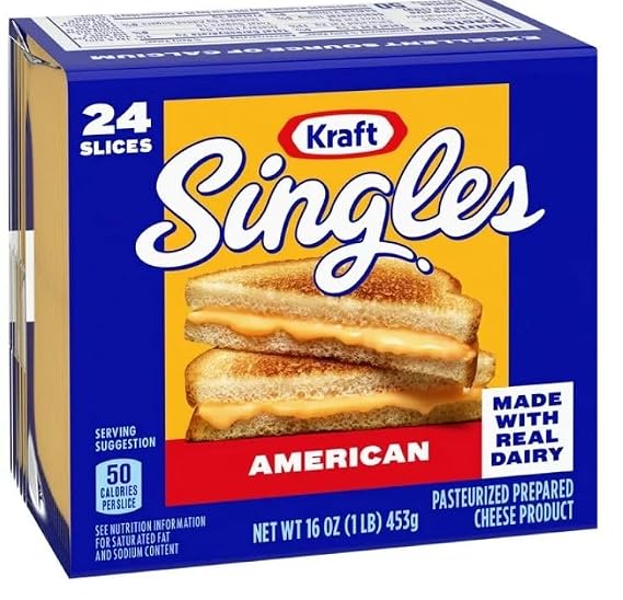 Kraft, American Cheese Slices, 16 Ounce