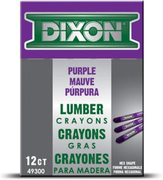 Purple Lumber Crayon 49300 [Set of 12]