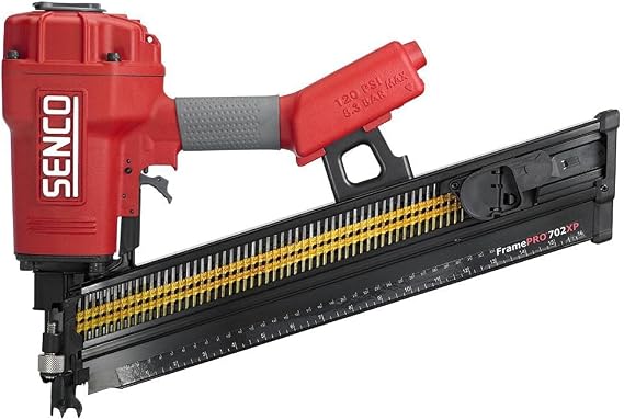 SENCO FramePro 702XP FRH Pneumatic Framing Nailer 21 3-1/2" (2K0103N) | Drives up to 1-3/4" wire-collated nail; shingles/siding/underlayment/construction; 1 EA