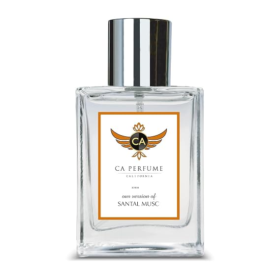 CA Perfume Impression of Santal Musc for Women and Men Long Lasting Unisex Fragrance Eau De Parfum 1.7 Fl Oz 50ml