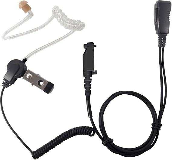 Sheepdog Acoustic Tube Earpiece Mic, Compatible with Hytera HYT PD602 X1E X1P, Commercial-Grade