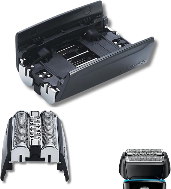 52B Series 5 Replacement Head Blades,Electric Shaver Replacement Head For Men,Wet & Dry Easily Attach For Braun Series 5 Electric Shaver,52B Electric Razor Head Part Foil & Cutter Black