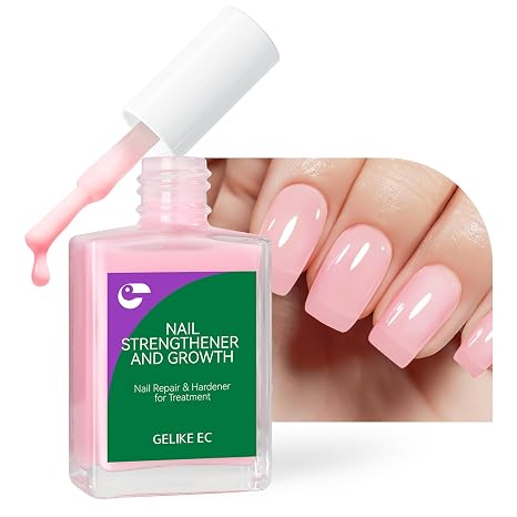Protein Nail Growth and Strengthener Polish:Nail Hardener for Weak Nails