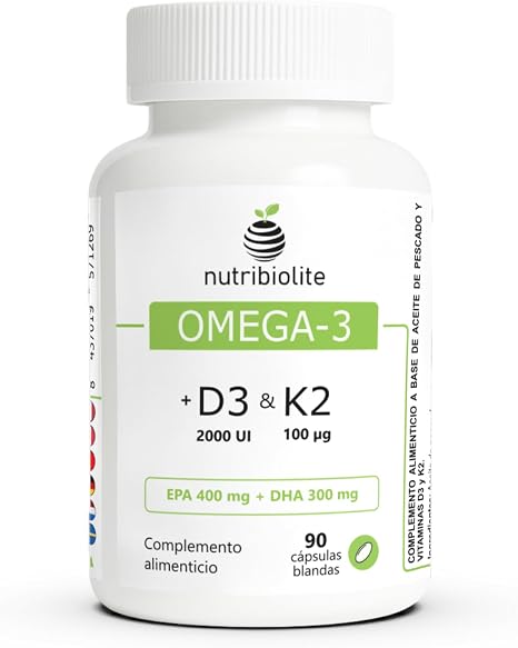 Omega 3 D3 K2 D3 2000 I.E. EPA 400 mg DHA 300 mg 90 Soft Capsules
