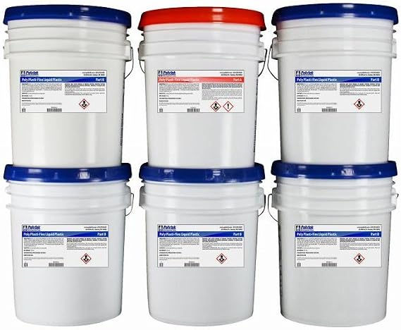 Polytek Poly Plasti-Flex Liquid Plastic (192.5lb Kit)