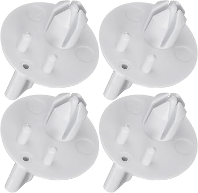 PartsBroz 241993101 Crisper Cover Support 2-Pack - Compatible With Frigidaire Kenmore Crosley Electrolux Refrigerator - Replaces AP4427109 1513082 240423701 7241993101 PS2358880 AH2358880 EA2358880