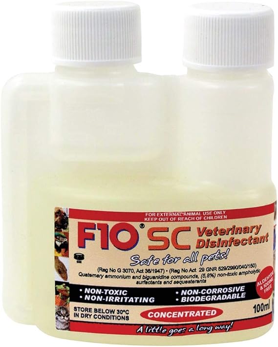 F10 SC Disinfectant 100ml Concentrated Solution