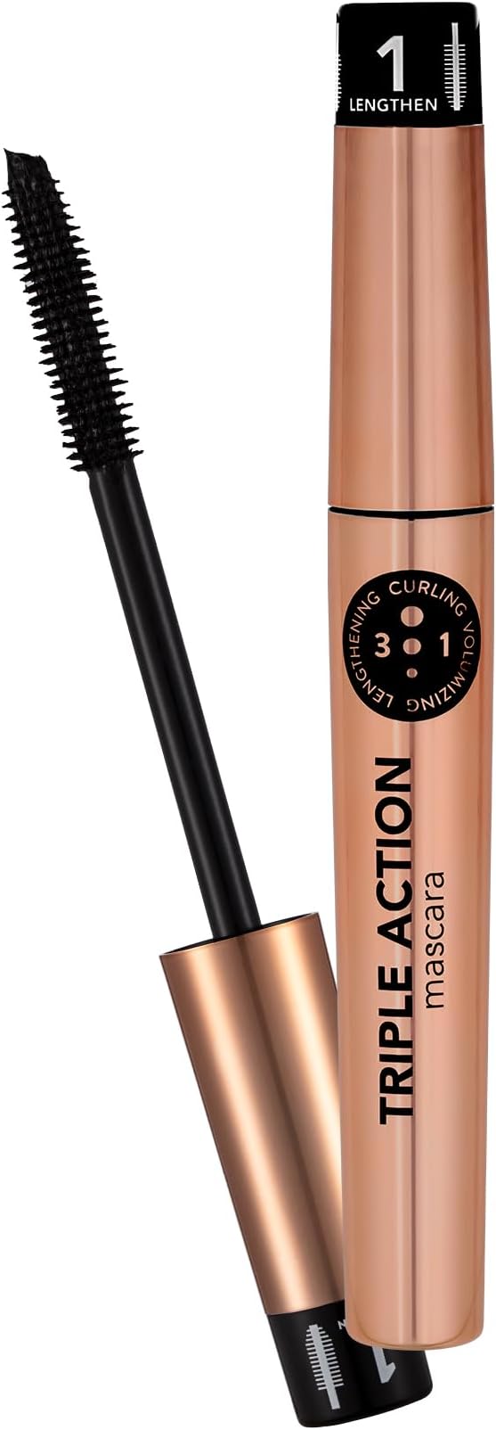 Flormar 3 Kademeli Ayarlanabilir Maskara (SİYAH) - Triple Action Mascara - 001-8690604275588