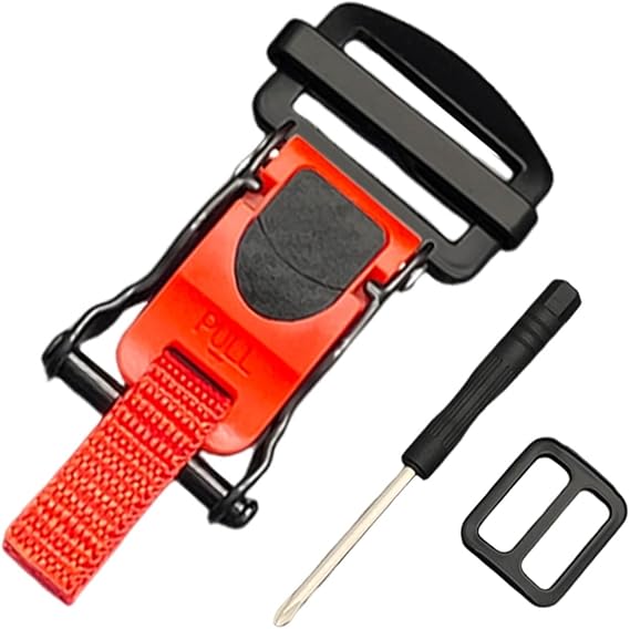 Helmet Quick Release Buckle Replacement Kit,Helmet Chin Strap Clip Compatible with Full Face, 3/4, Half Helmet. Motorcycle Helmet Chin Strap Adapter Helmets Accessories