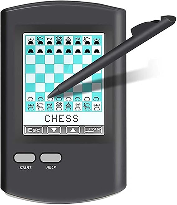 Mini Electronic Chess Set Intelligent, Chess Computer Touch-Based Human-Machine Game Multiple Ways To Play Electronic Chess Hd Portable Single Player Computer Match