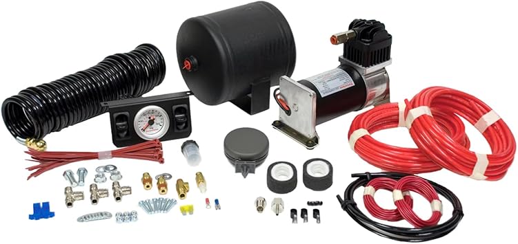 Firestone Airide 2168 Air Command Heavy Duty Compressor with Analog Gauge Kit | Dual Point Fill | Easy to Install | Best for Heavy Loads and Large Trailers | Offers Built-in Air Source