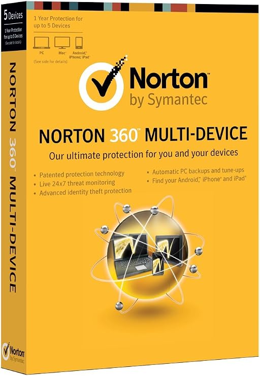 Norton 360 Multi-Device 2013 - 1 User / 5 Devices (Old Version)