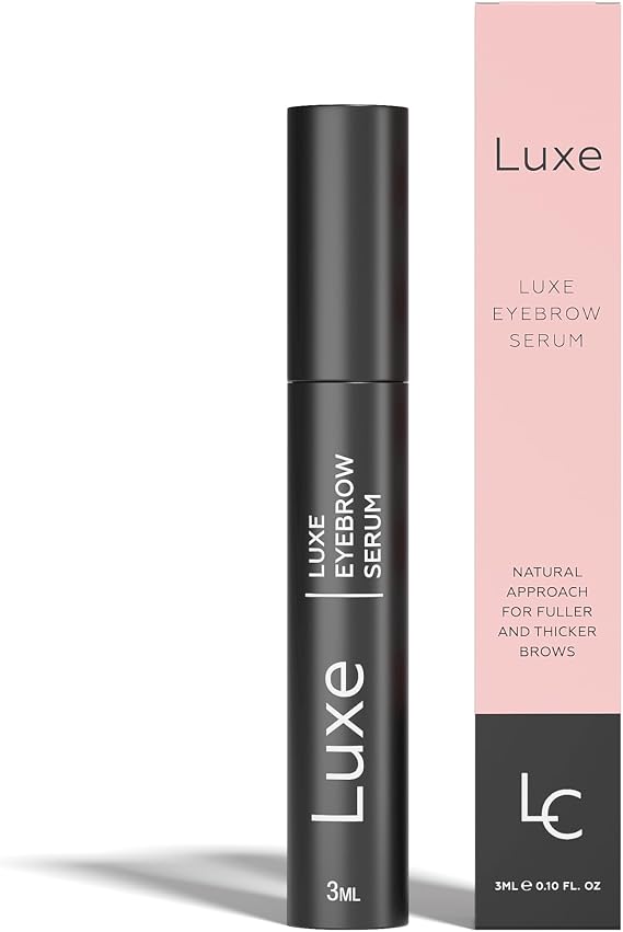 Eyebrow Serum - Brow Serum for Ticker, Longer er Brows - Visible Results after 4 weeks - Restore Natural Grow and Reduces Hair Loss - Vegan and Cruelty-free Formula - Luxe Cosmetics
