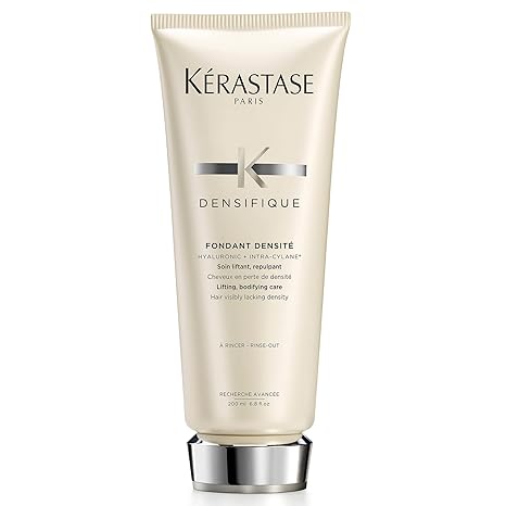 Kerastase Densifique Densite Conditioner | Thickening, Strengthening & Hydrating Conditioner | For Thicker & Fuller Looking Hair | With Hyaluronic Acid | For Fine, Thin & Thinning Hair | 6.8 Fl Oz