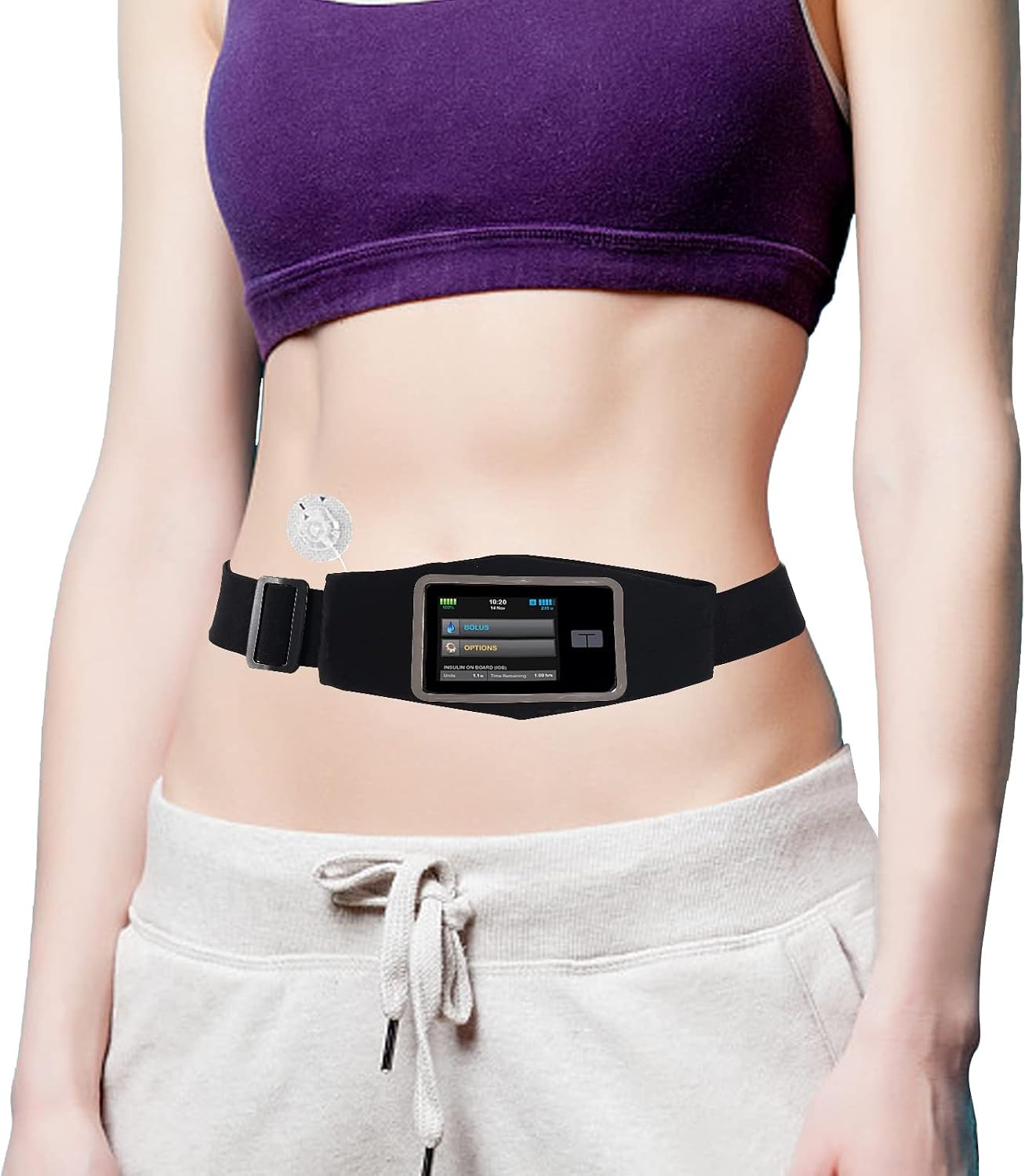 Diabetes belt for insulin pumpsTail band for insulin pumpInsulin pumps holderMedical hip pocket is compatible with tandem t: Slim  t: Slim X2 Adjustable insulin pump accessories
