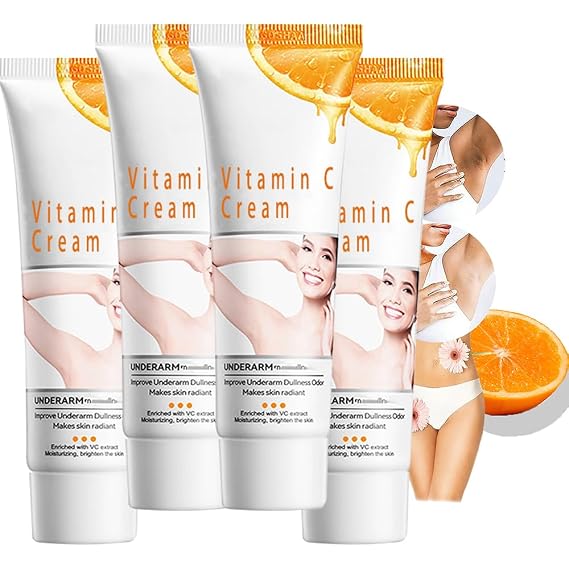 Crema para Aclarar las Axilas y Partes Intimas, Para Piel Entrepierna, Manchas Codos, Piernas Zonas, Intimas Cara Axilas, Rodillas Cuello 50G (4 bottles locion de cuidado de axilas y partes intimas)