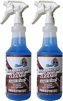 HARDWOOD FLOOR CLEANER - Pack of 2 Quarts