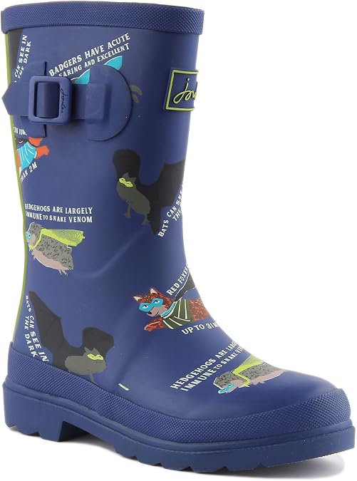 Joules Boy's Jnr Welly PrintMid Calf Boot