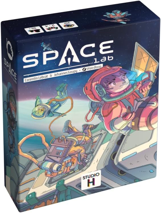Studio H Space Lab Board Game, 4 Players, Ages 10+Space Theme, Strategy Game