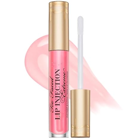 Too Faced Lip Injection Lip Plumper | Hydrating Lip Gloss for Fuller-Looking Lips | Original, Maximum Plump, Cooling Gloss & Plumping Click Formulas