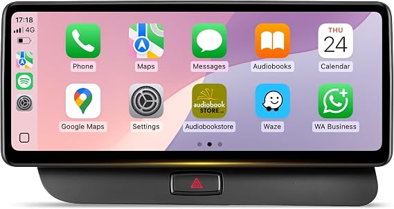 12.3 inch Touchscreen for Audi Q5 Concert/Symphony(2009-2017), Built in Wireless CarPlay Android Auto Bluetooth Factory Car Radio Receivers Retain Original Stereo Amplifier System