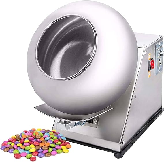 Small Sugar Film Polishing Pan Sugar Coating Machine 2-5kg/hour for Tablet Chocolate Dragee Peanut,Commercial Chocolate Coating Machine
