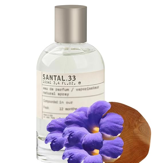 33 SANTAL Perfume, Eau de Parfum Spray, Sandal 33 by Khalis for Men - 3.4 oz EDP Spray