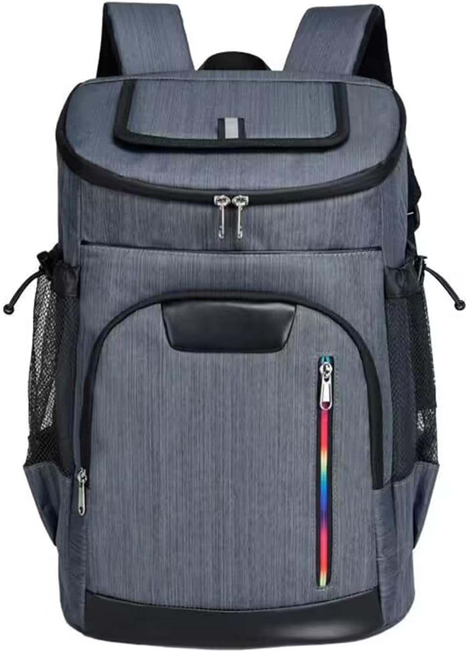 Large Capacity 35L Cooler Backpack, Insulated Bag, Cooler Bag, Insulation, Lightweight, Waterproof, Wear-Resistant, Rucksack, Ultra-Thick Insulation Material, Cooler Box, Hand-Held and Shoulder Strap
