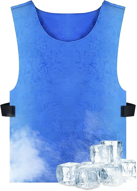 Evaporative Cooling Vest for Men & Women, Water-Activated Cooling Vest for Hot Weather