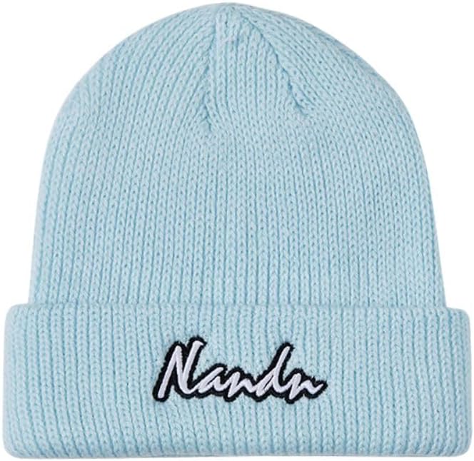 Beanie for Men Women Cozy Curved Knit Beanies Warm Cozy Knitted Cuffed Skull Cap Winter Beanie Hats for Skiing