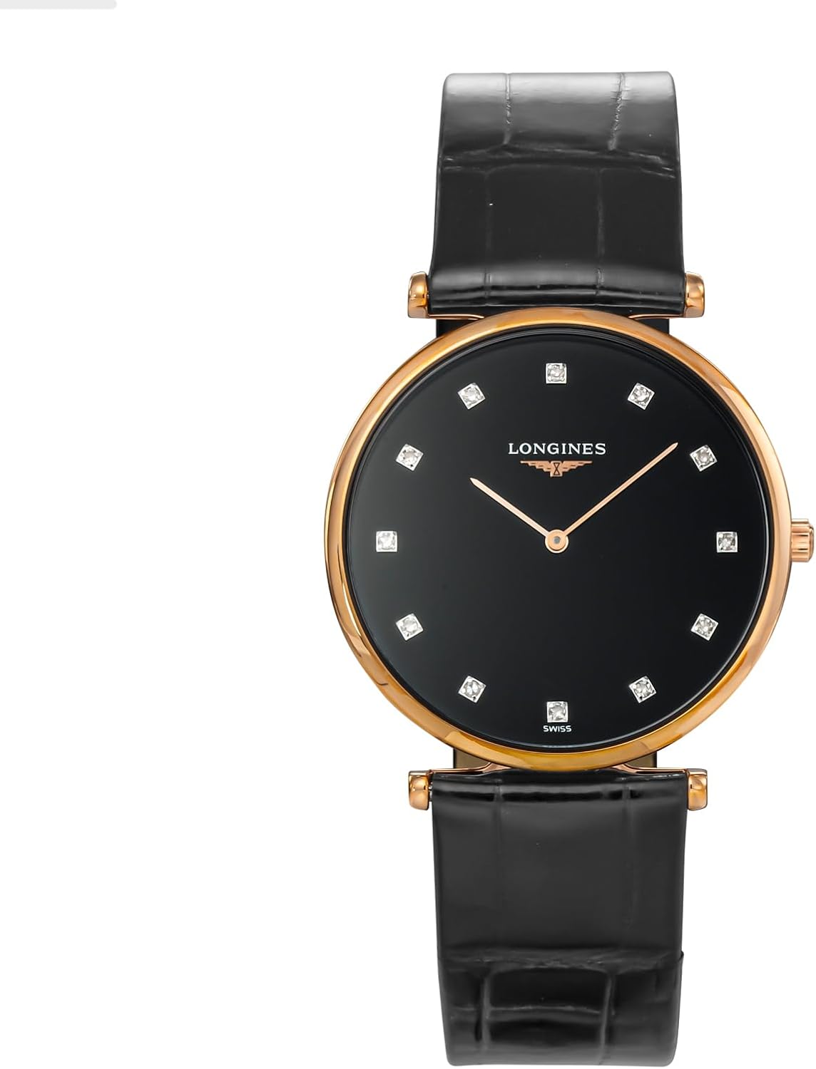 LONGINES Unisex Wristwatch Longines La Grande Classique L4.709.1.57.2 Quartz Daily Life Waterproof Sapphire Glass Black Dial Stainless Steel