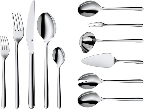 WMF Set 66 Flame Crom, Silver, 66-Piece