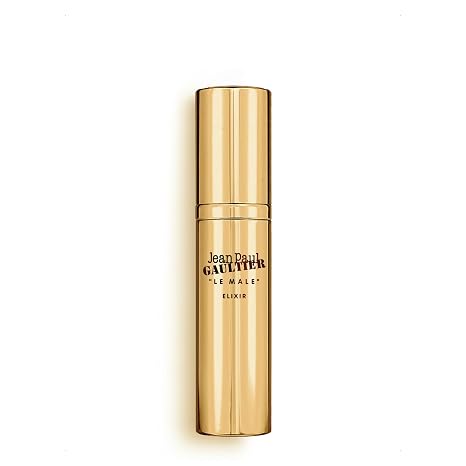 Jean Paul Gaultier Le Male Elixir Parfum for Men | Long Lasting Woody Aromatic Cologne for Men with Lavender, Tonka Bean & Warm Amber - Luxury Elixir Parfum