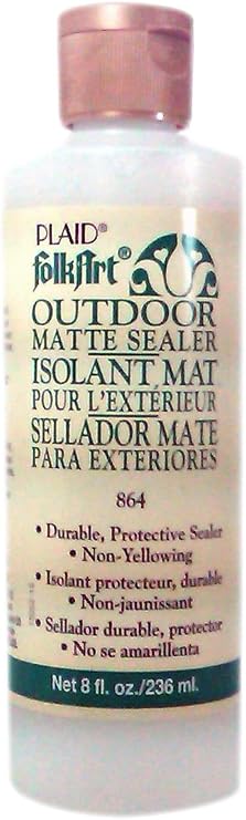 FolkArt Acrylic Outdoor Sealer (8 Ounce), Matte Finish