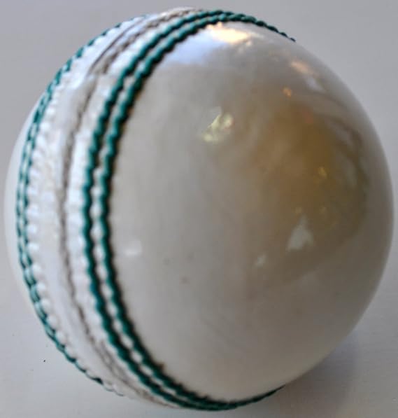 CyclingDeal T20 White Leather Cricket Ball - No Stamp