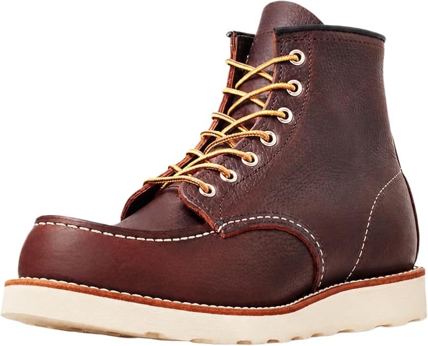 Red Wing Heritage Men's Classic Work 6-Inch Moc Toe Boot,Brown,10 2E US