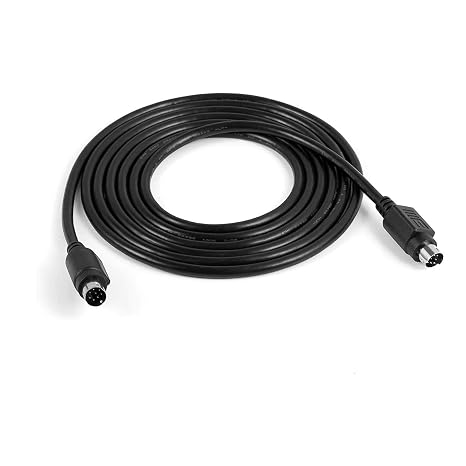 Din 8 Pin Cable for JVC Subwoofer Replacement 8 Pin Home Theater Audio 8-pin Din Cable for Philips Yamaha Sony Apple Mac Subwoofer with JVC Systems-7 FT