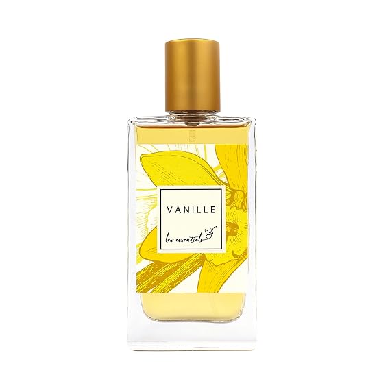 Les Essentiels Vanille EDP Spray - Floral Amber Fragrance - Perfume for Women - Opens with Notes of Jasmine and Ylang Ylang - 2.7 oz