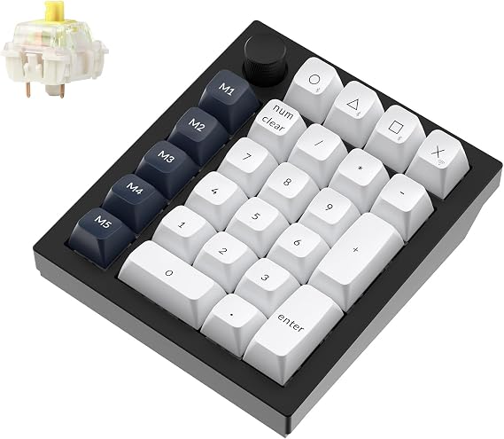 Keychron Q0 Max Wireless Custom Mechanical Numpad, Aluminum Body, Black