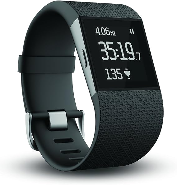 Fitbit Surge Fitness Superwatch, Black, Small (US Version)