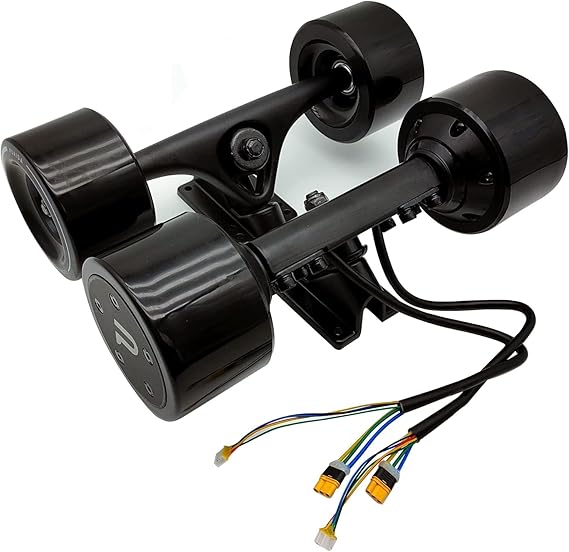 Dual Motor Set for Electric Skateboard 90mm Powered 10S 36V DIY Brushless Hub Motor Kit for Longboard Upgraded 77kv 300W 30 mph top Speed Skateboarding Equipment