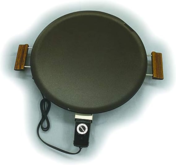Bethany Housewares Grill (Mitad/Mogogo) Non- Stick Electric Large 16" Injera, Lefse, Pancake, Crepe Griddle