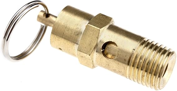 145PSI 10BAR 1/4-Inch Brass Safety Valve Air Compressor Switch