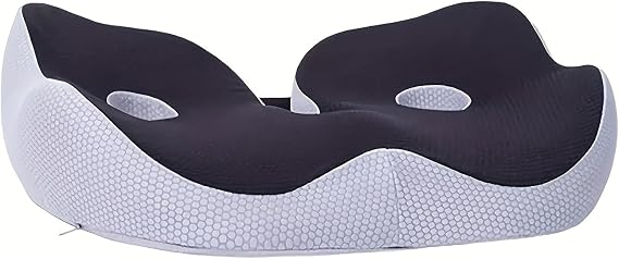 Cloud Cradle Ischial Bursitis Seat Cushion, Piriformis Relief Donut Cushion | Adjustable Butt Ischial Tuberosity Cushion, Medium Firm Memory Foam Hemorrhoid Pillow for Sitting
